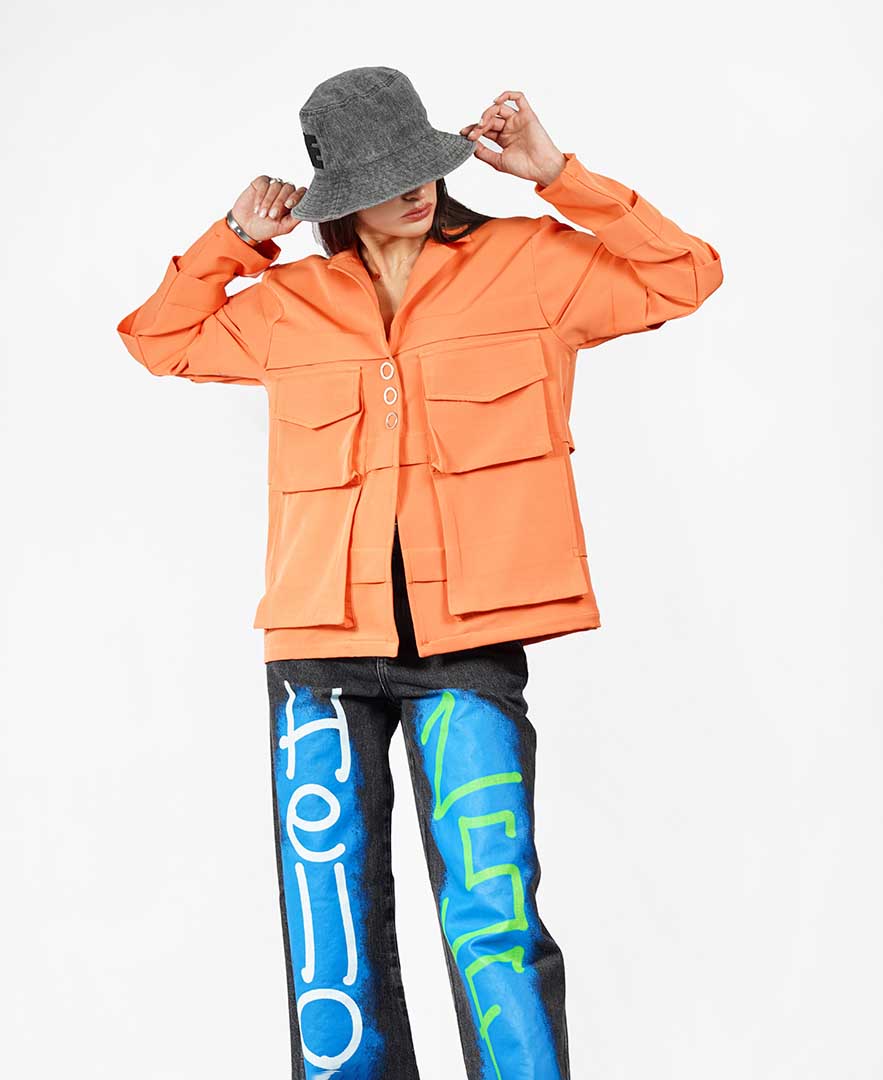 مانتو جیب دار زنانه