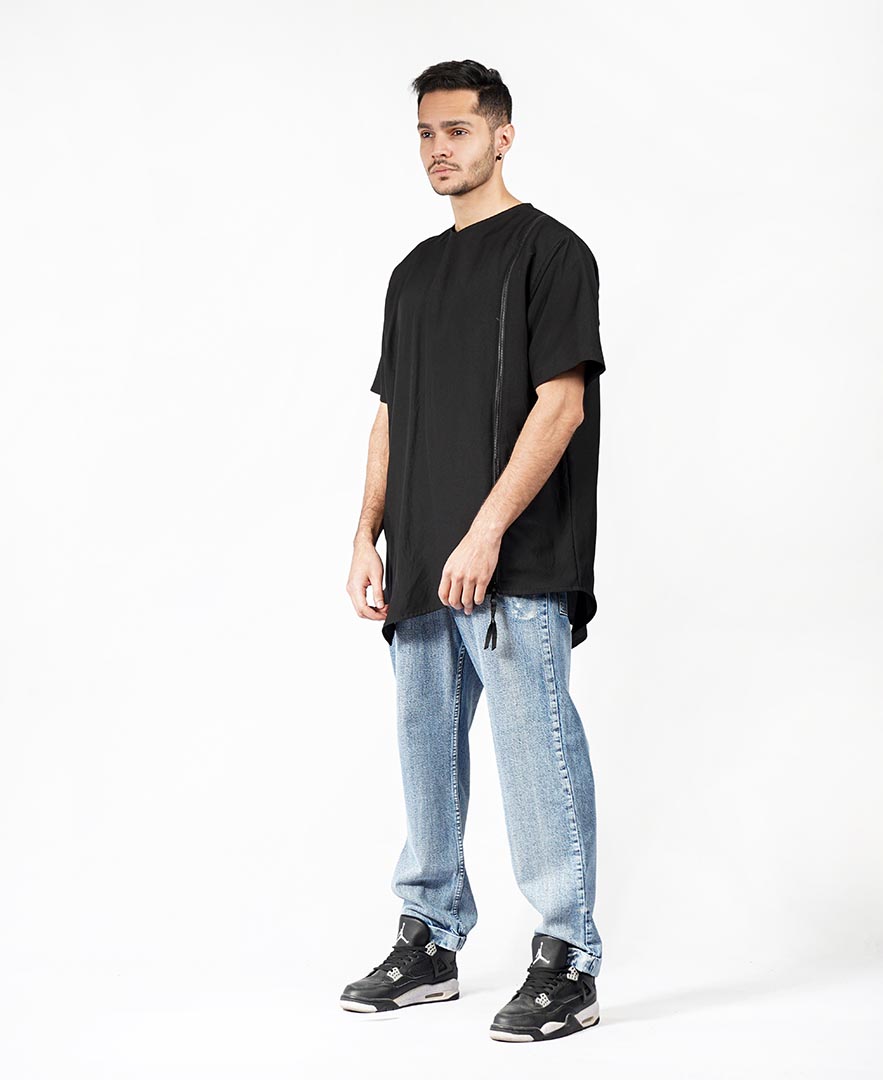 تیشرت زیپ دار مردانه