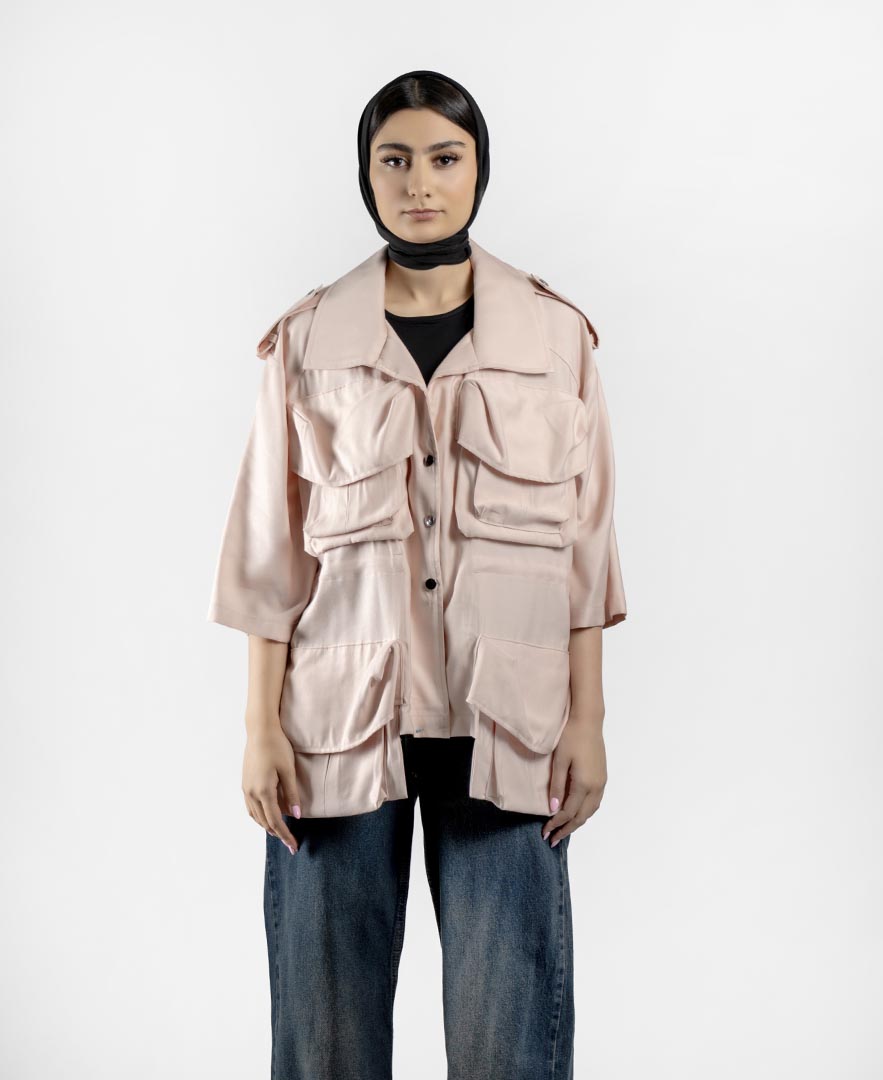 مانتو جیب دار زنانه