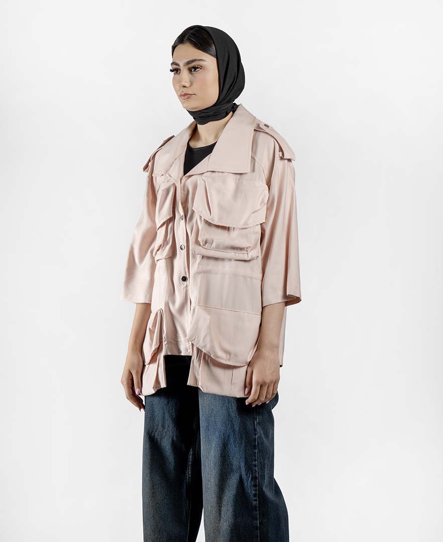 مانتو جیب دار زنانه