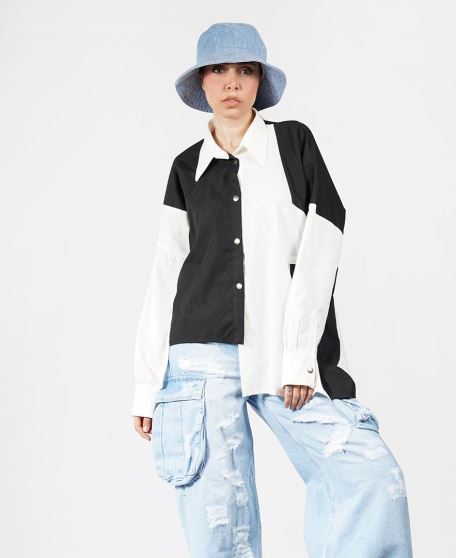 شومیز نامتقارن زنانه