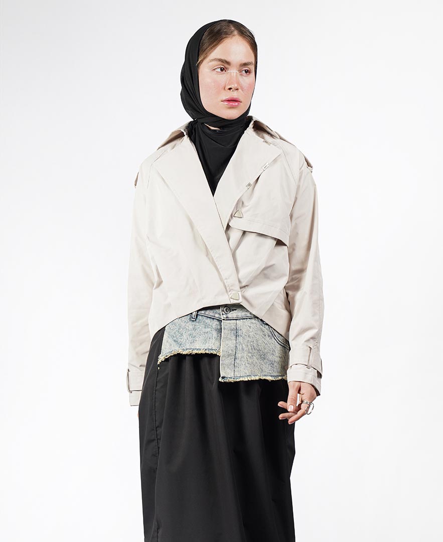 ژاکت چپ و راستی زنانه