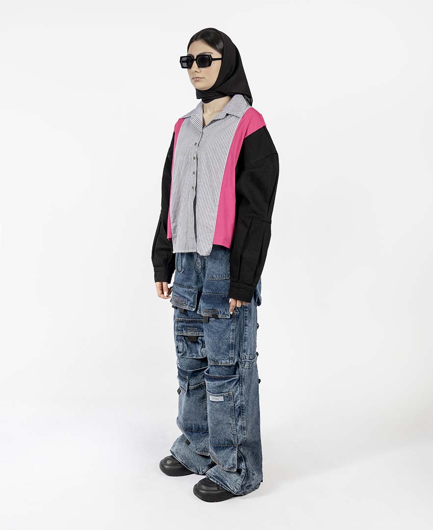 مانتو ترکیبی زنانه