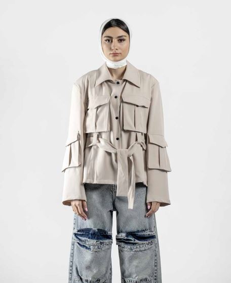 مانتو جیب دار زنانه