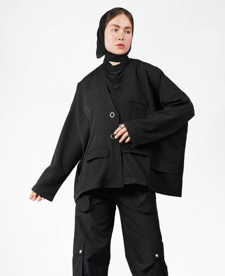 مانتو پرچ دار زنانه