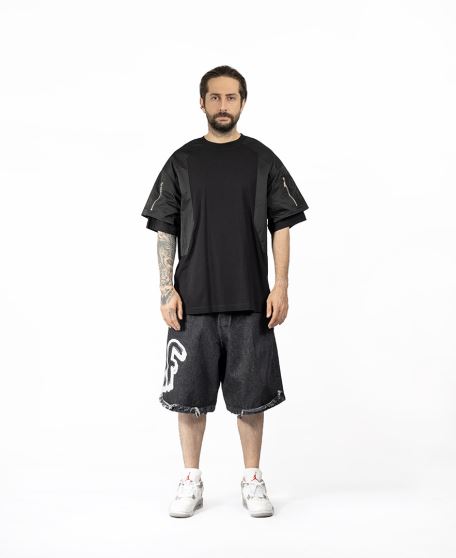 شلوارک چاپ دار مردانه