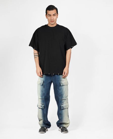 تیشرت خرجکاردار مردانه