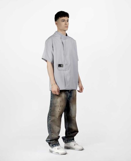 پیراهن نامتقارن مردانه