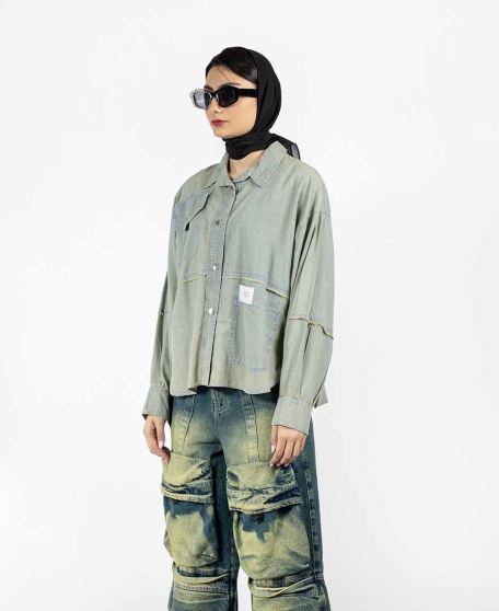 مانتو شست دار زنانه