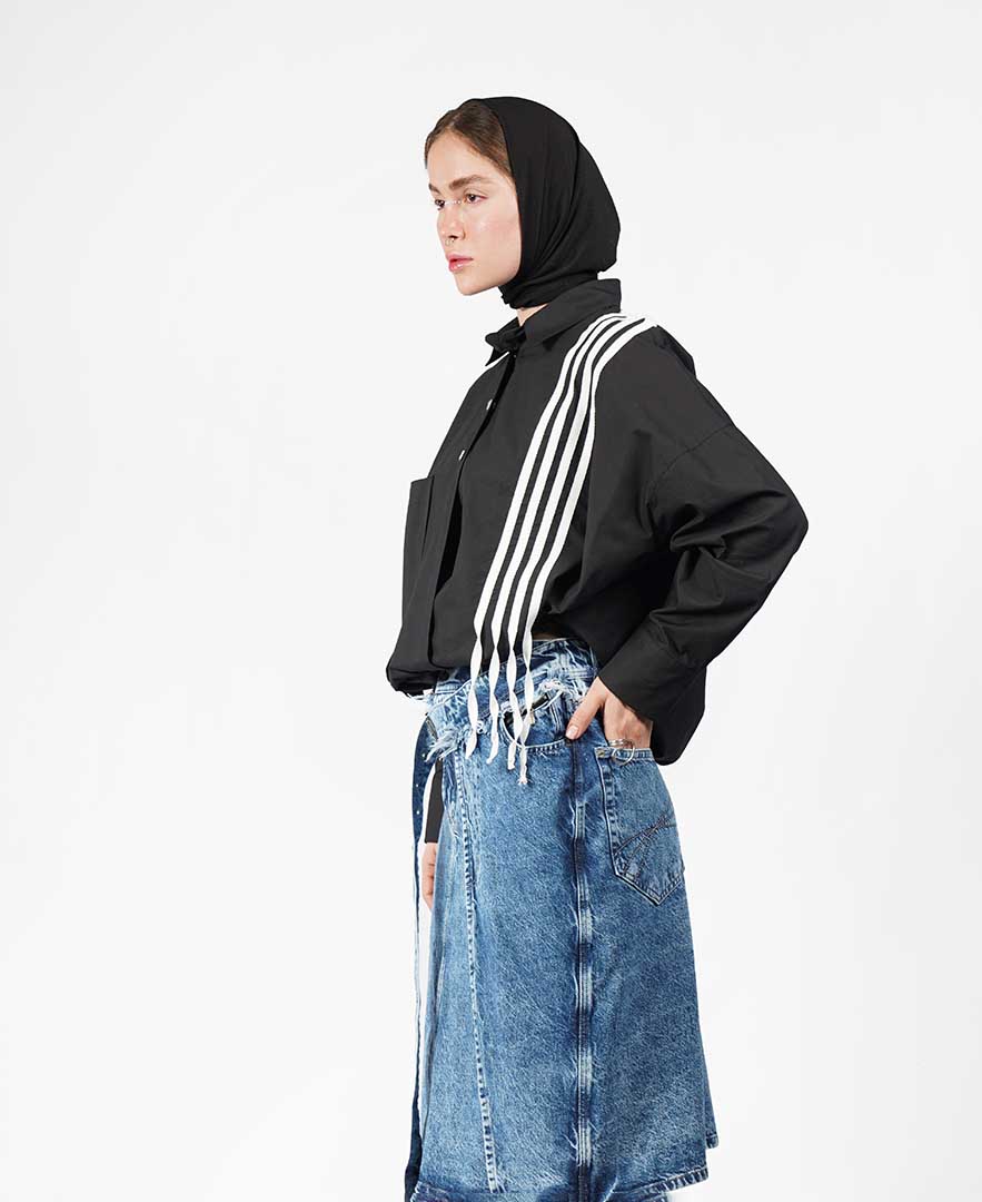 دامن برش دار زنانه