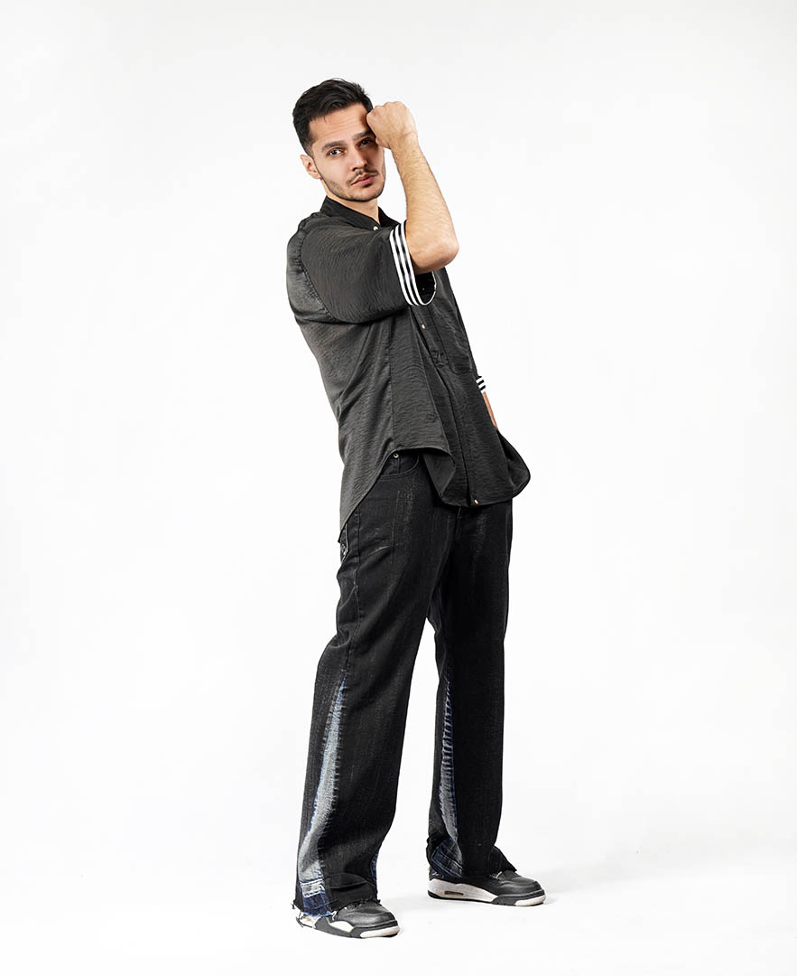 پیراهن ترکیبی مردانه