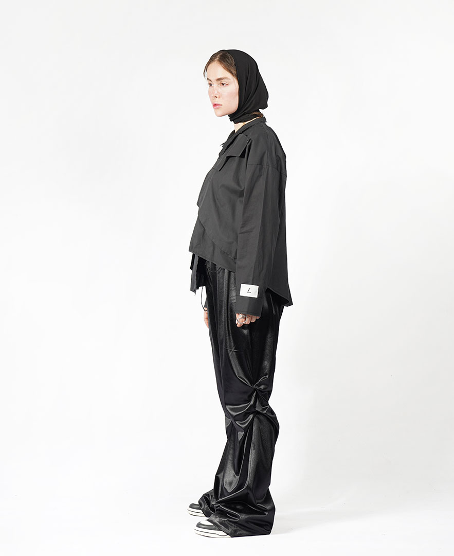 مانتو نامتقارن زنانه