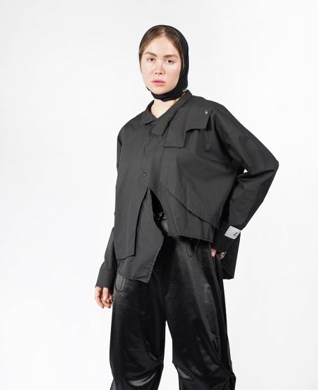 مانتو نامتقارن زنانه