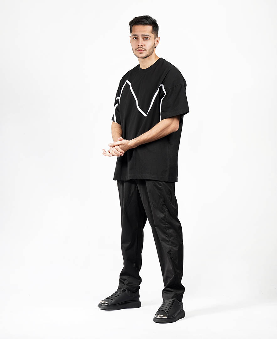 تیشرت نوار دوزی مردانه