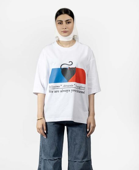 تیشرت چاپ دار زنانه