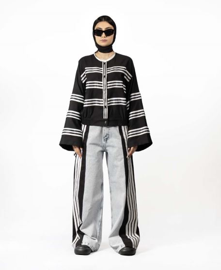 مانتو نوار دوزی زنانه