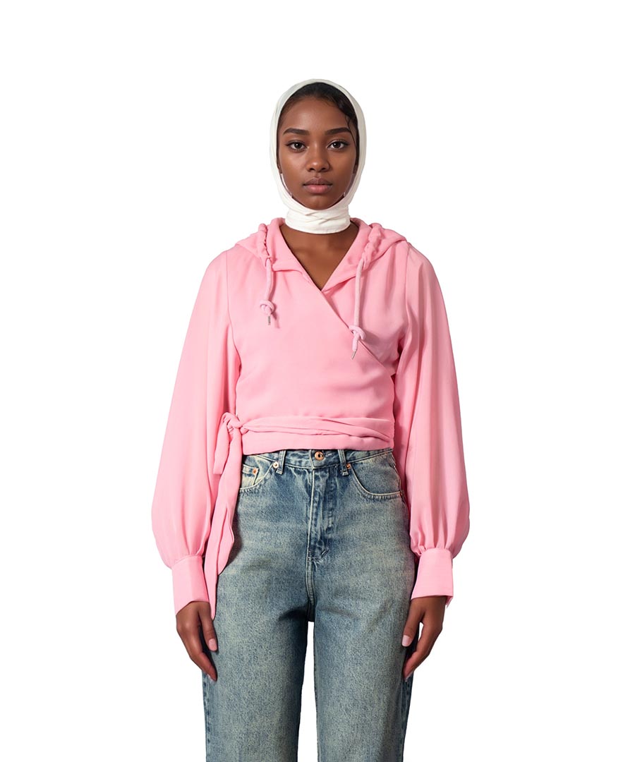 شومیز کلاه دار زنانه