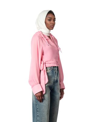 شومیز کلاه دار زنانه