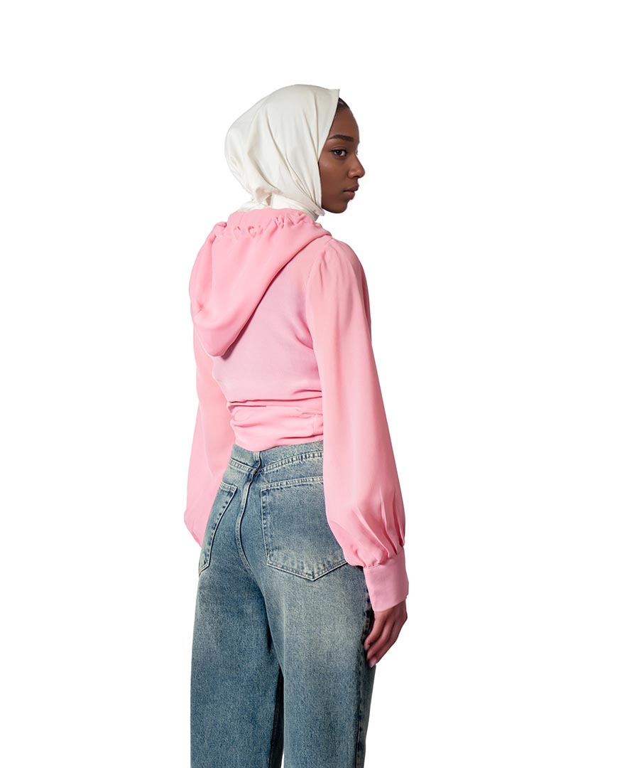 شومیز کلاه دار زنانه