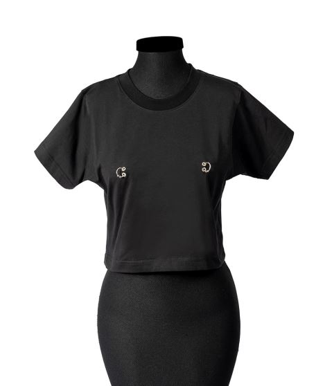 تیشرت پرچ دار زنانه