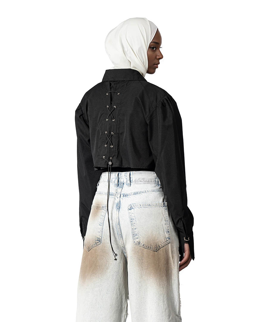 شومیز بند دار زنانه