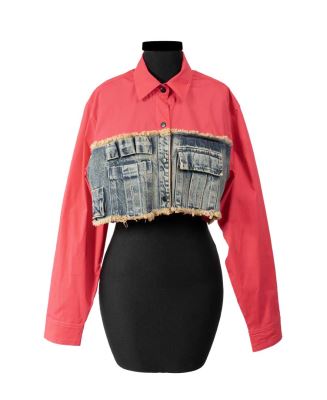 شومیز ترکیبی زنانه