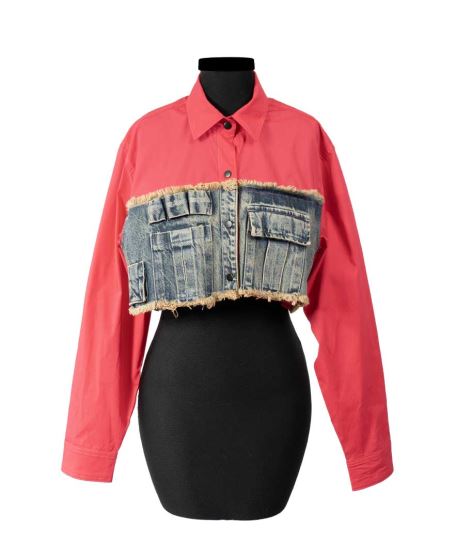 شومیز ترکیبی زنانه