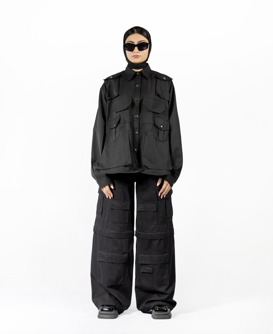 مانتو جیب دار زنانه