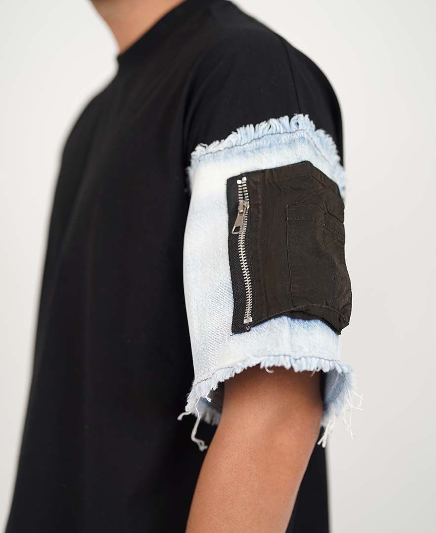 تیشرت خرجکاردار مردانه