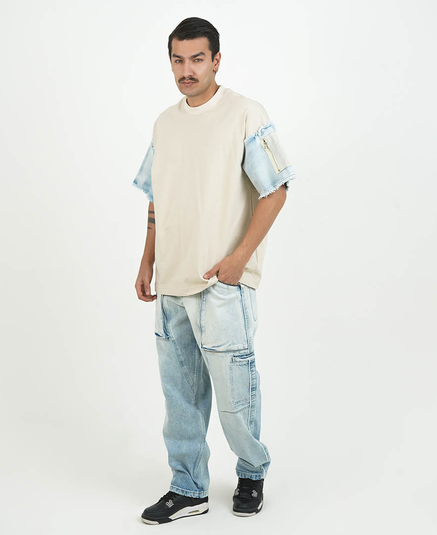 تیشرت خرجکاردار مردانه