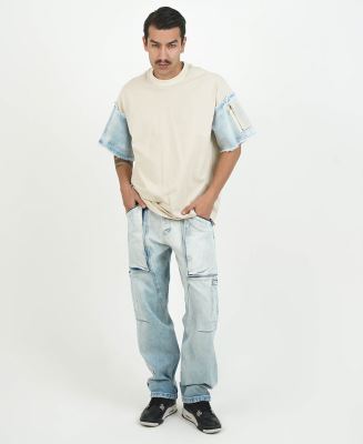 تیشرت خرجکاردار مردانه