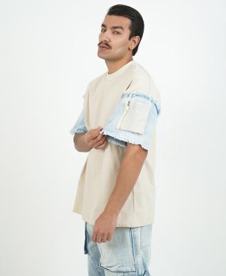 تیشرت خرجکاردار مردانه