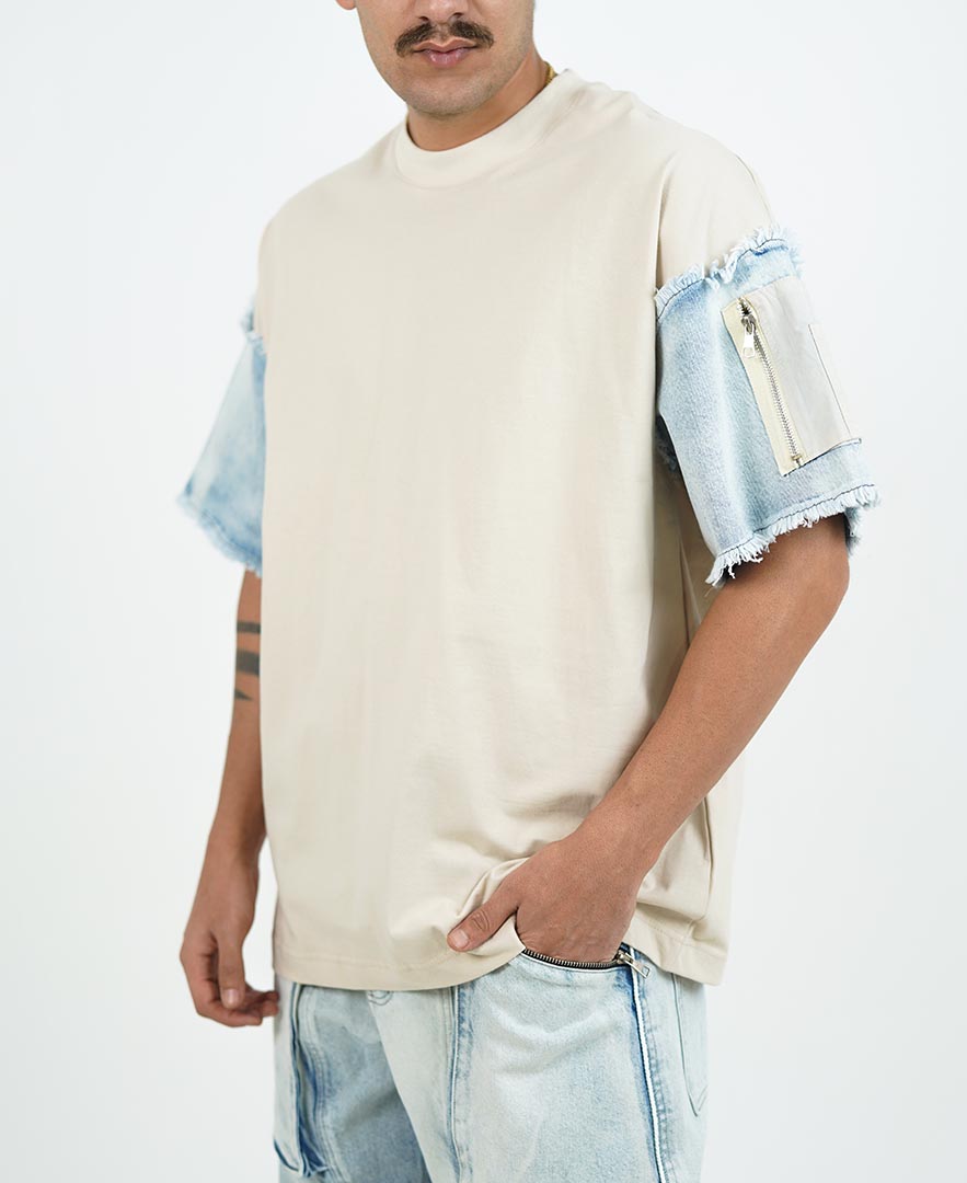 تیشرت خرجکاردار مردانه