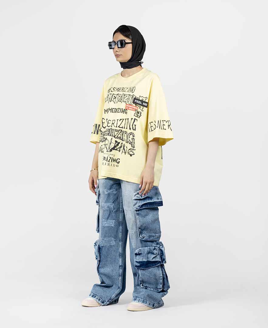 تیشرت چاپ دار زنانه