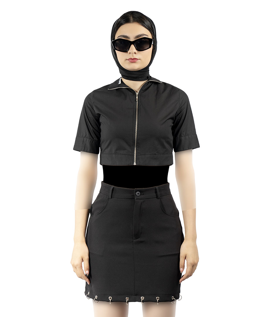 دامن پرچ دار زنانه