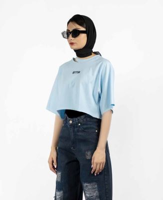 تیشرت کراپ زنانه