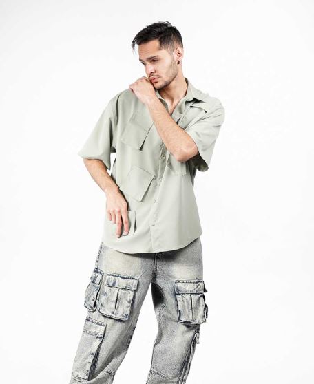 پیراهن نامتقارن مردانه