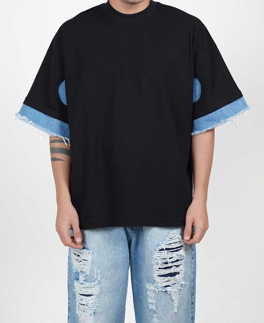 تیشرت خرجکاردار مردانه