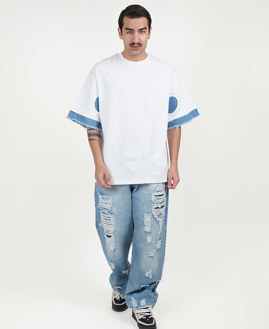 تیشرت خرجکاردار مردانه