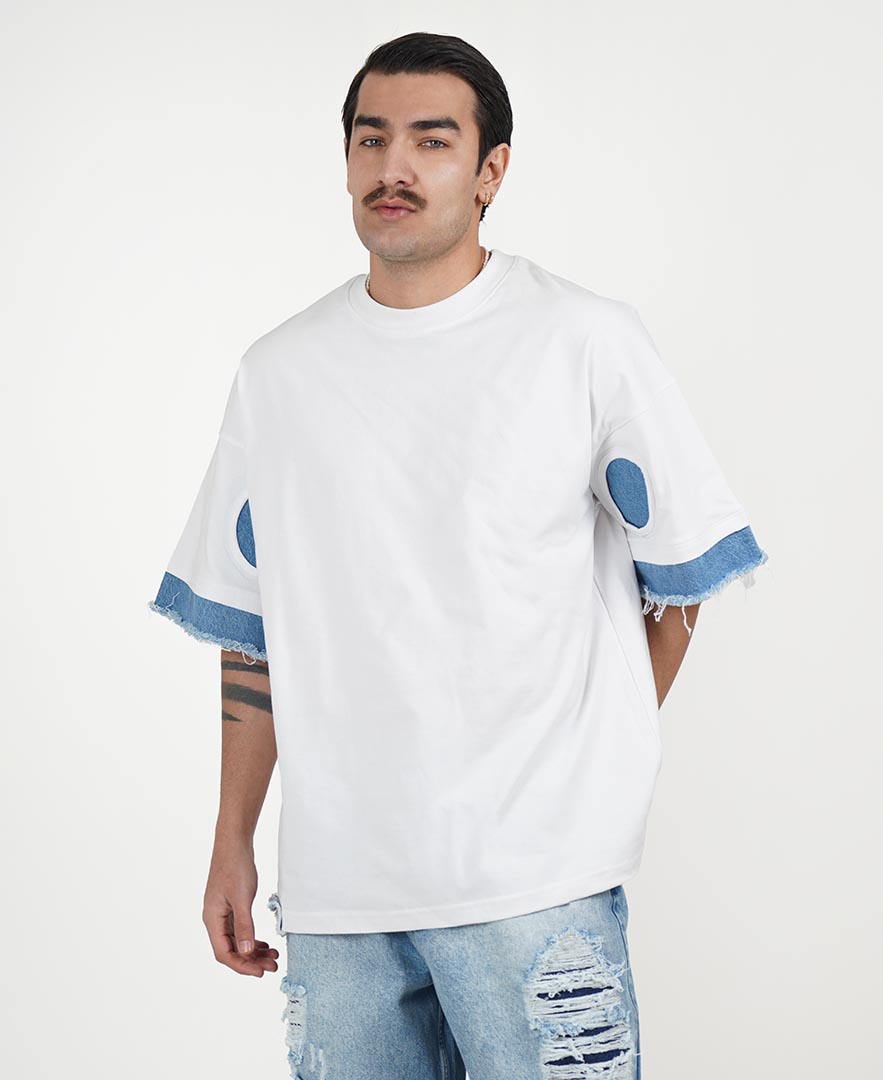 تیشرت خرجکاردار مردانه