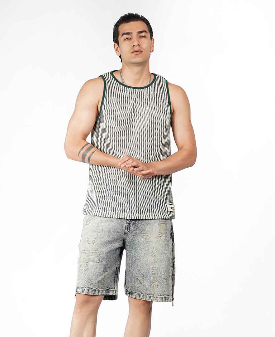 تاپ بافت دار مردانه