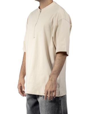 تیشرت نیم زیپ مردانه