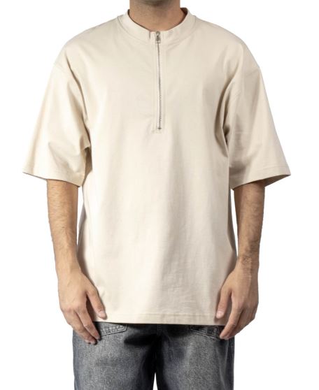 تیشرت نیم زیپ مردانه