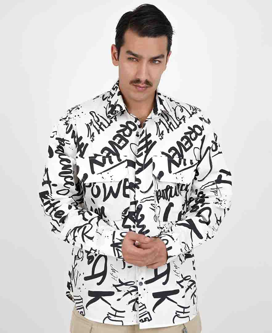 پیراهن چاپ دار مردانه