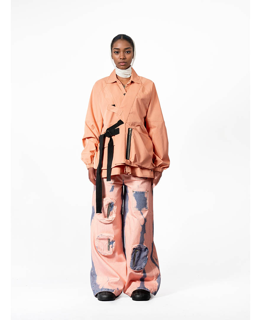 مانتو نامتقارن زنانه