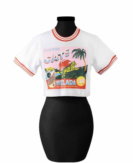 تیشرت چاپ دار زنانه