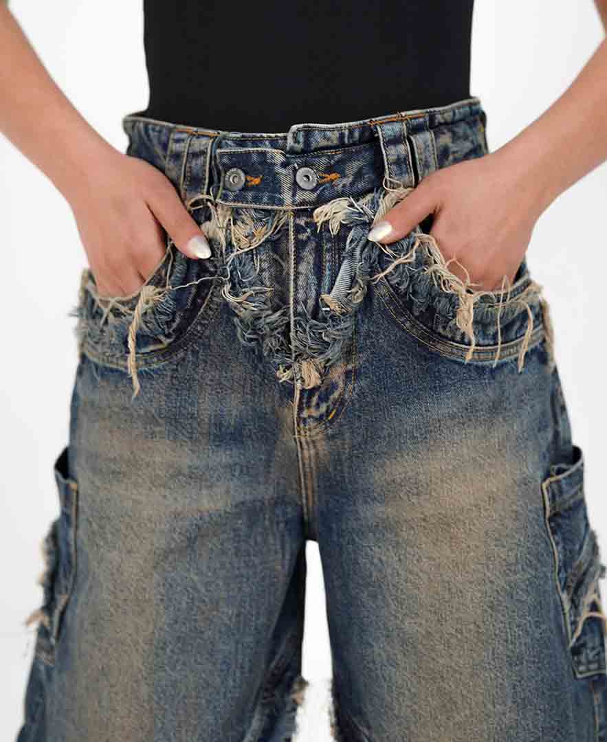 شلوار زاپ دار زنانه