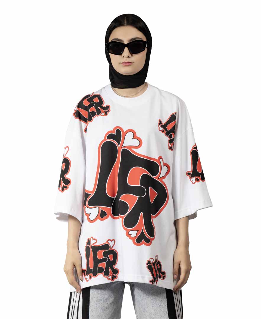 تیشرت چاپ دار زنانه