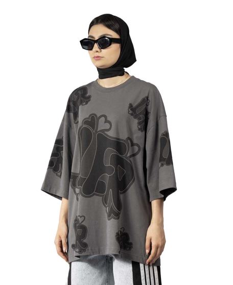 تیشرت چاپ دار زنانه