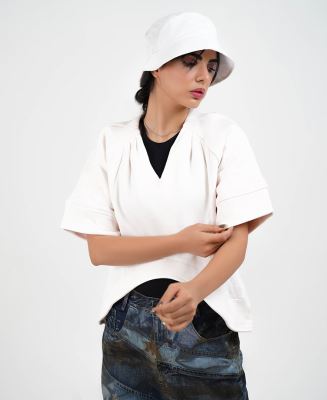 تیشرت برش دار زنانه